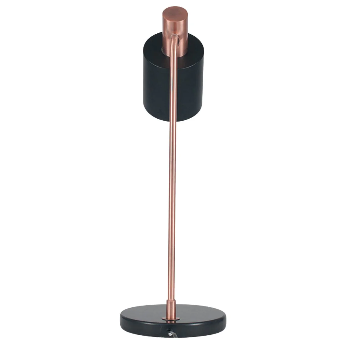 Antique Copper Black Table Lamp - Image 2