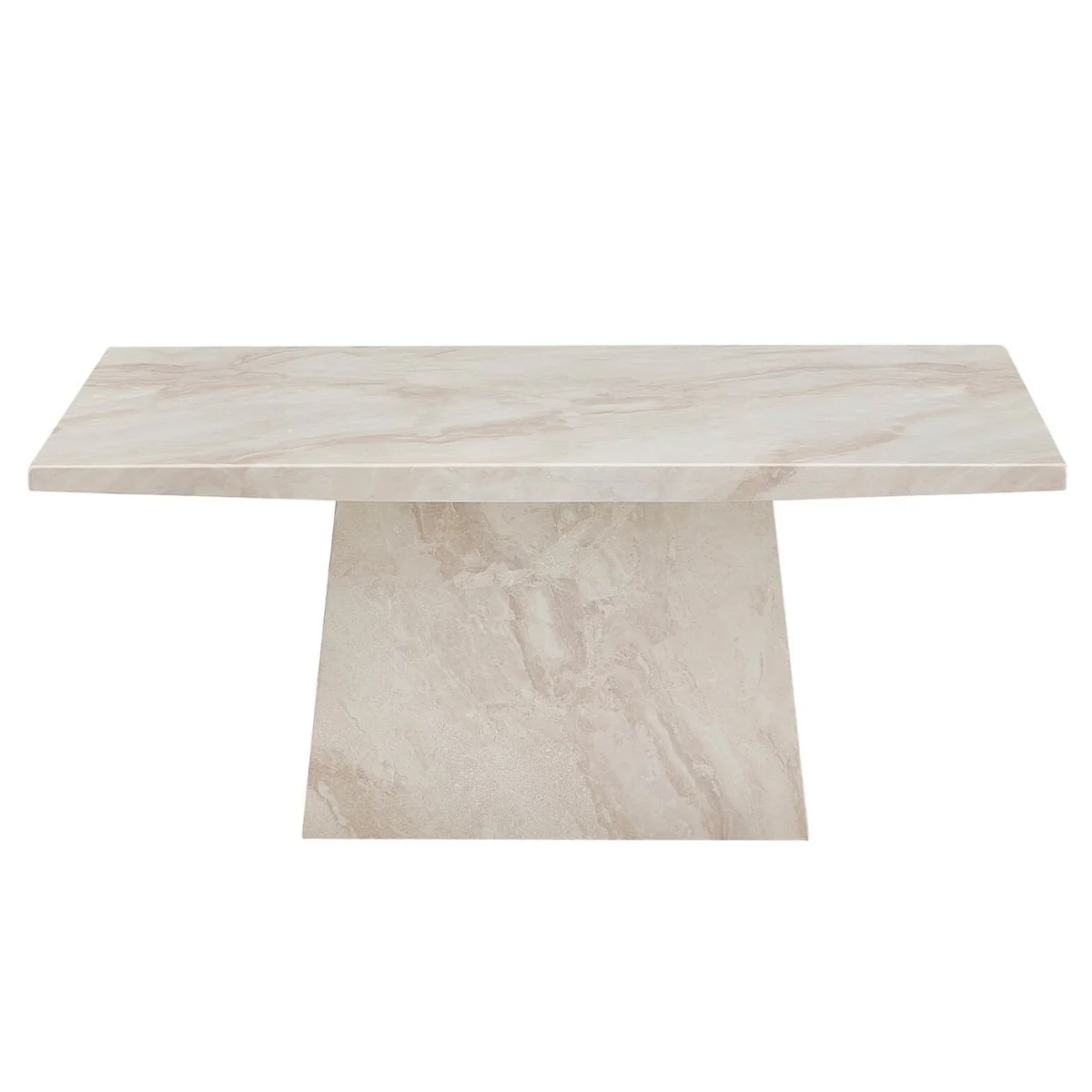 Aslan Rectangular Marble Coffee Table - Image 2