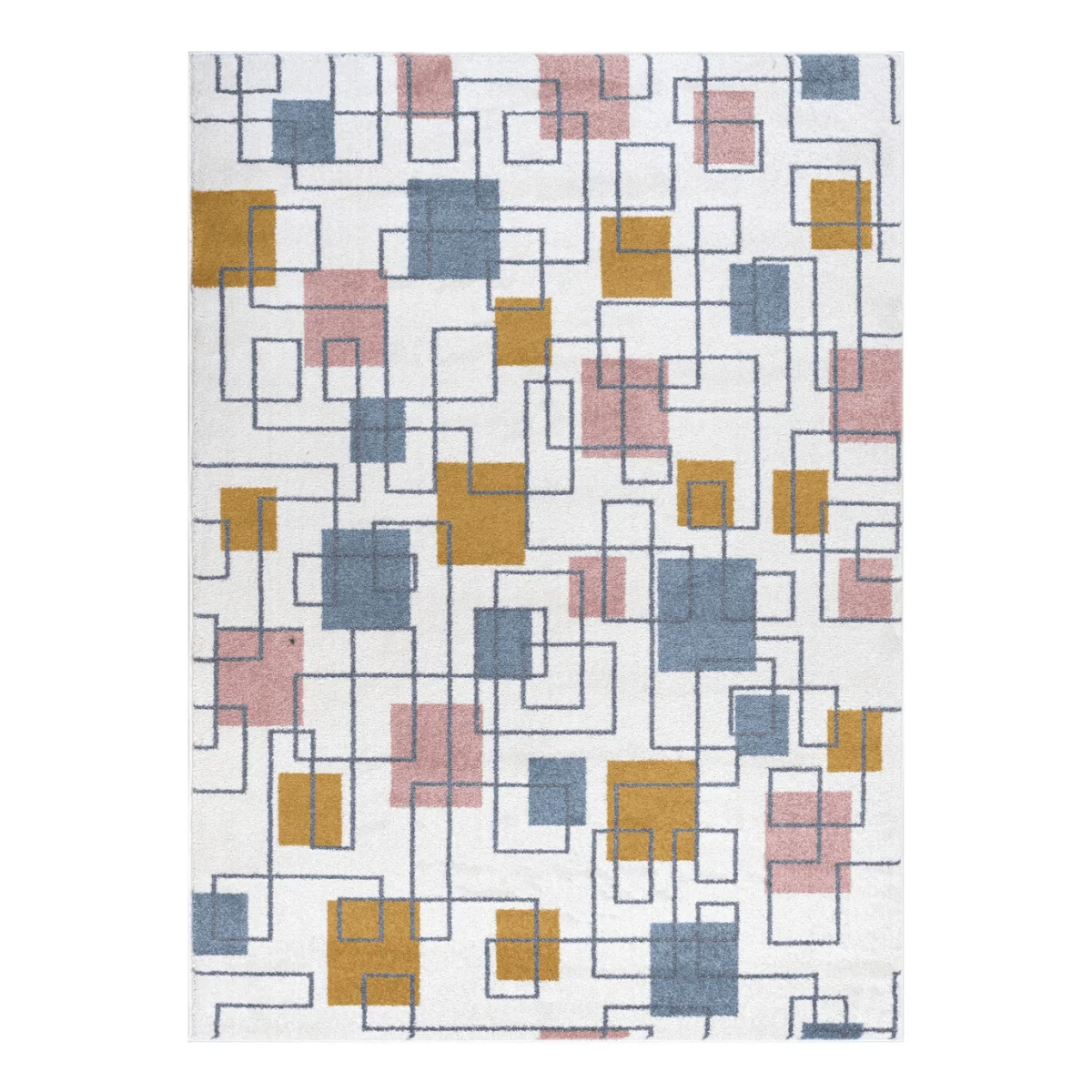 Aspire Abstract Squares Area Rug