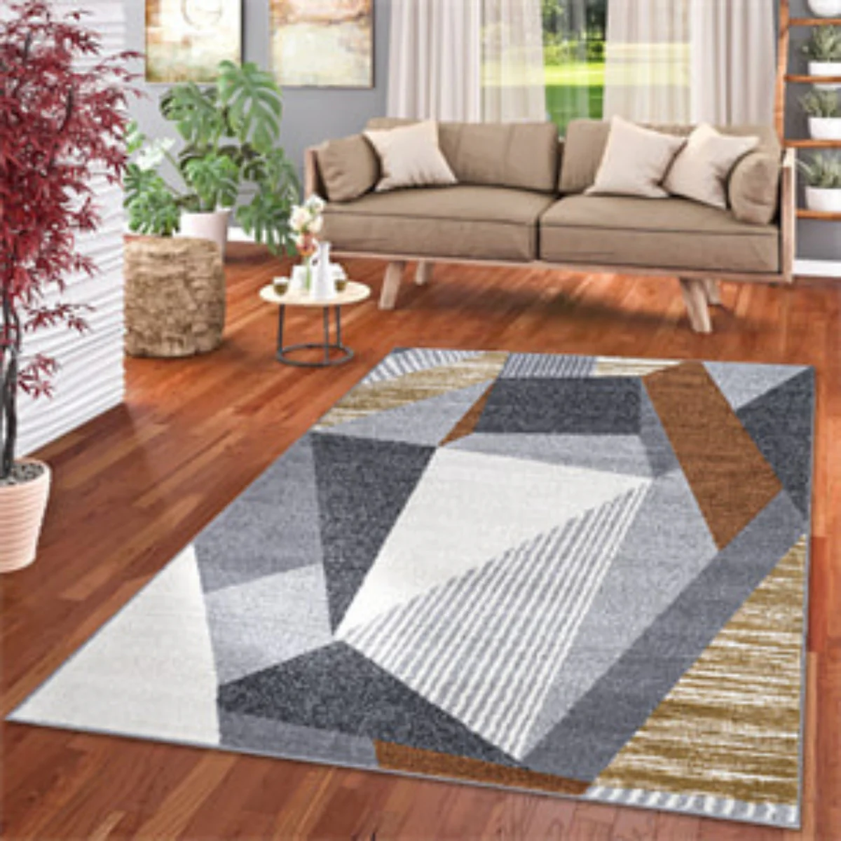 Aspire Modern Geometric Area Rug - Image 2
