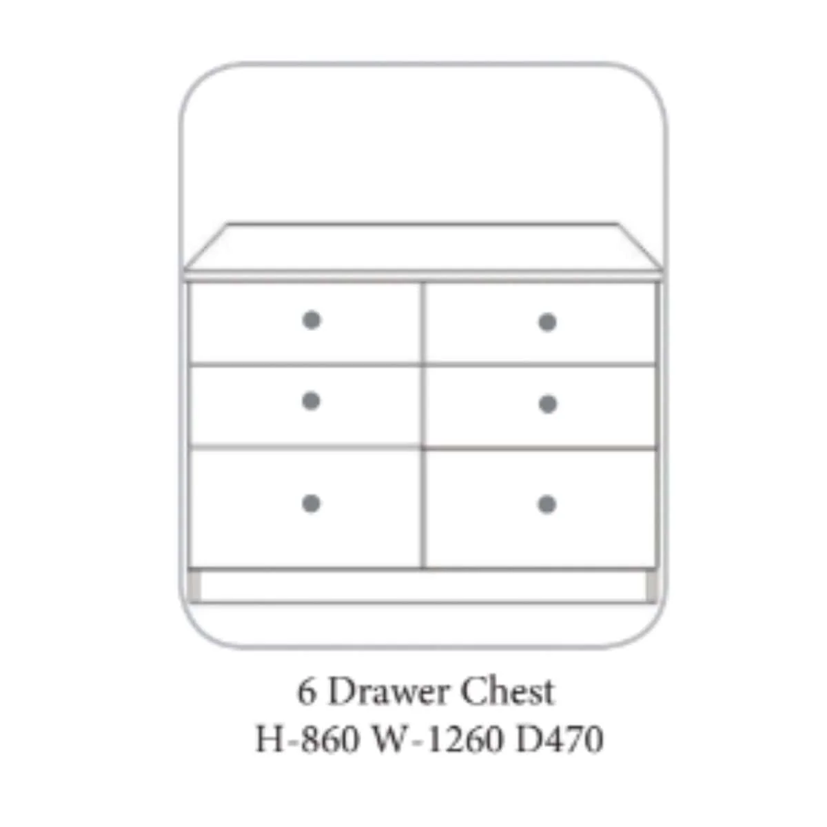 Becky Ivory Chest of Drawers - Image 8