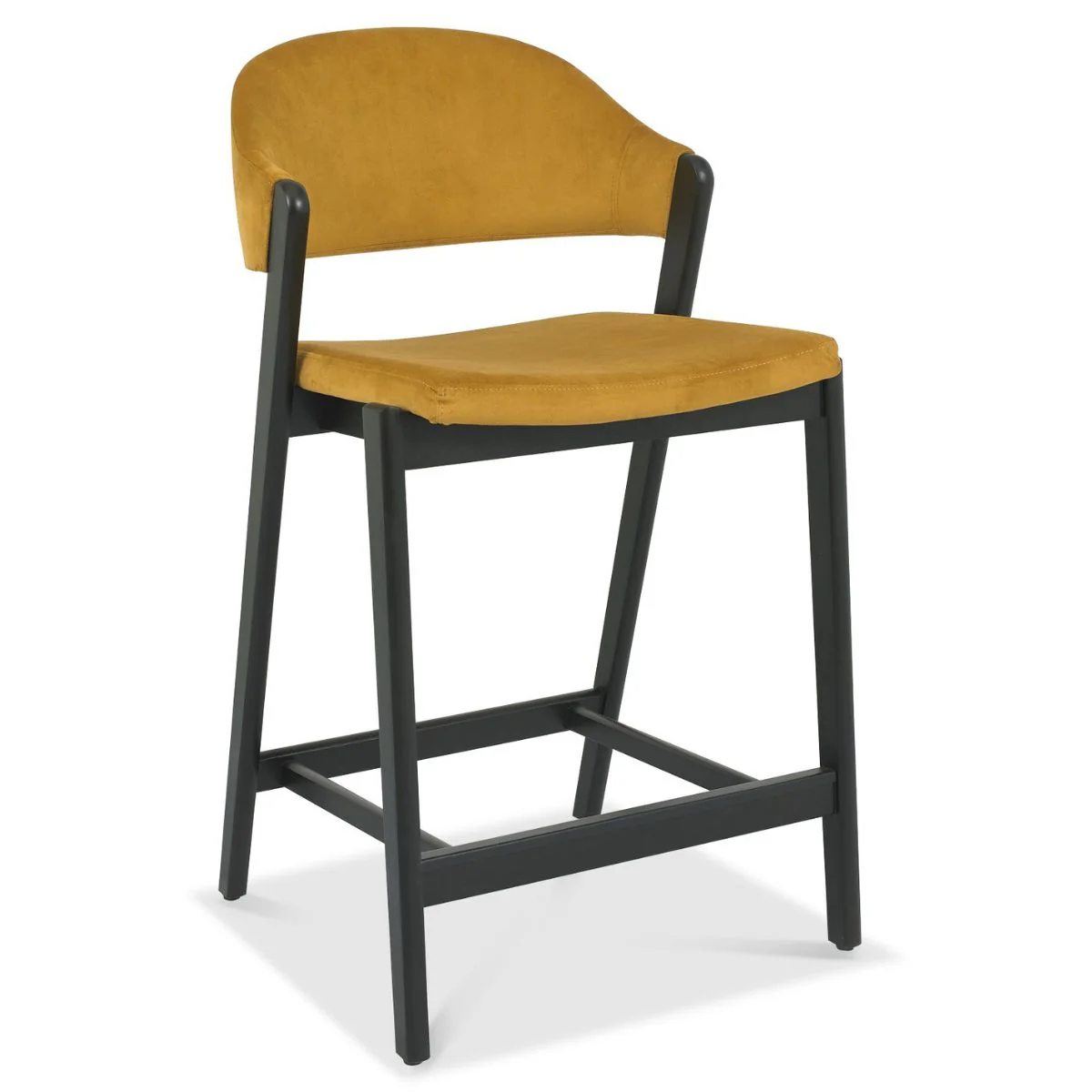Chambery Retro Velvet Bar Stool - Image 14