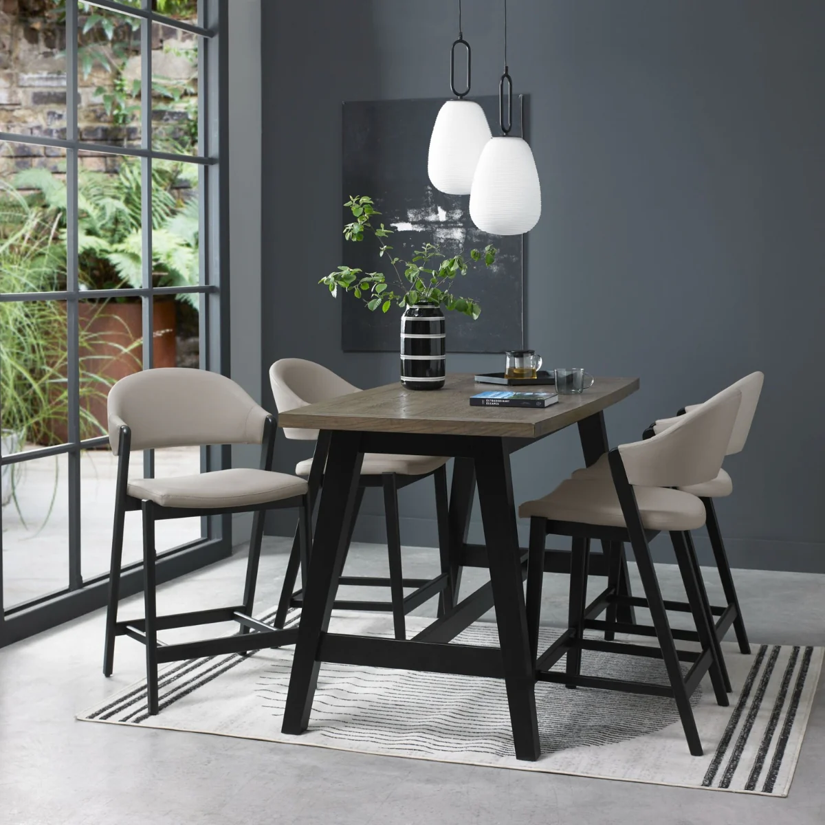 Chambery Weathered Oak Bar Table - Image 3