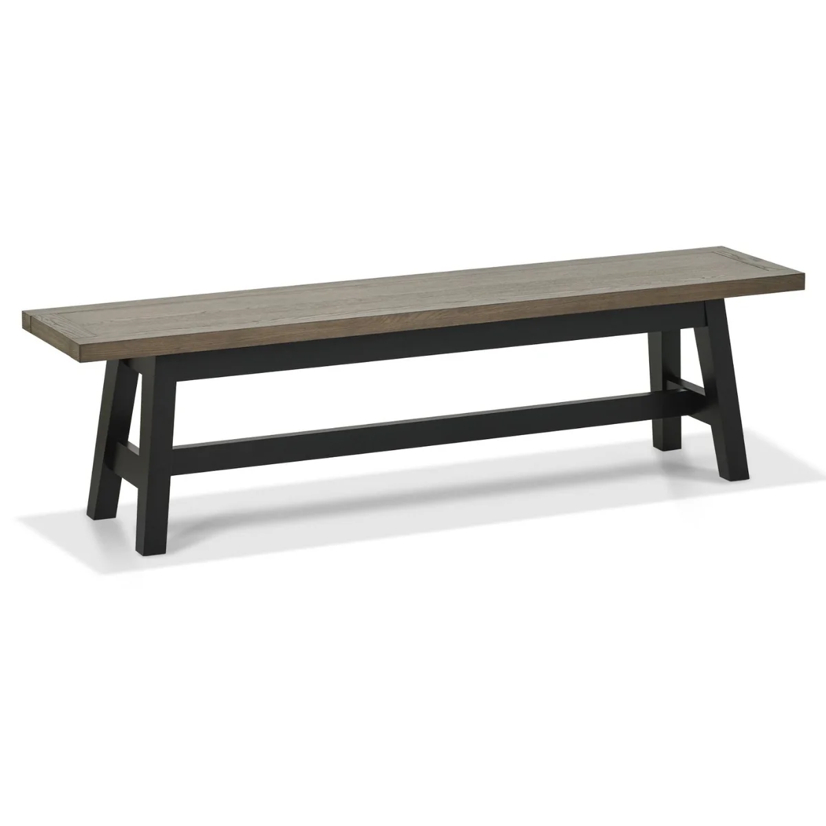 Chambery Weathered Oak Dining Bench - Image 7