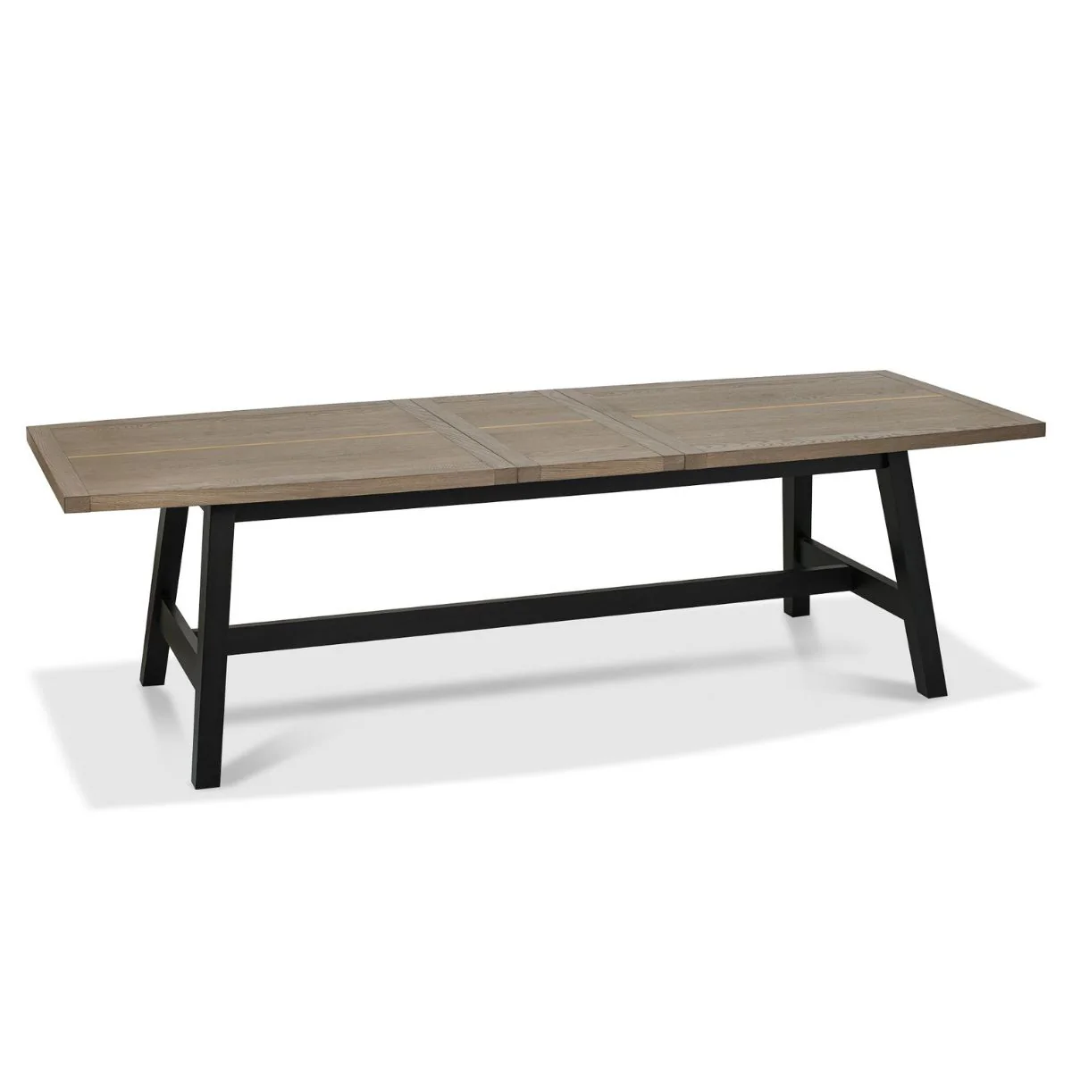 Chambery Weathered Oak Extendable Dining Table - Image 3