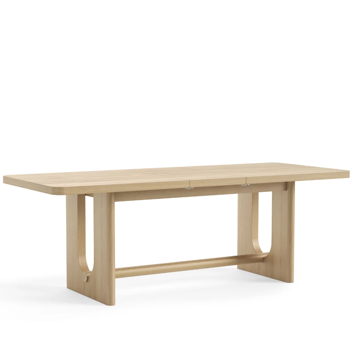 Cordelia Contemporary Oak Extendable Dining Table - Image 2