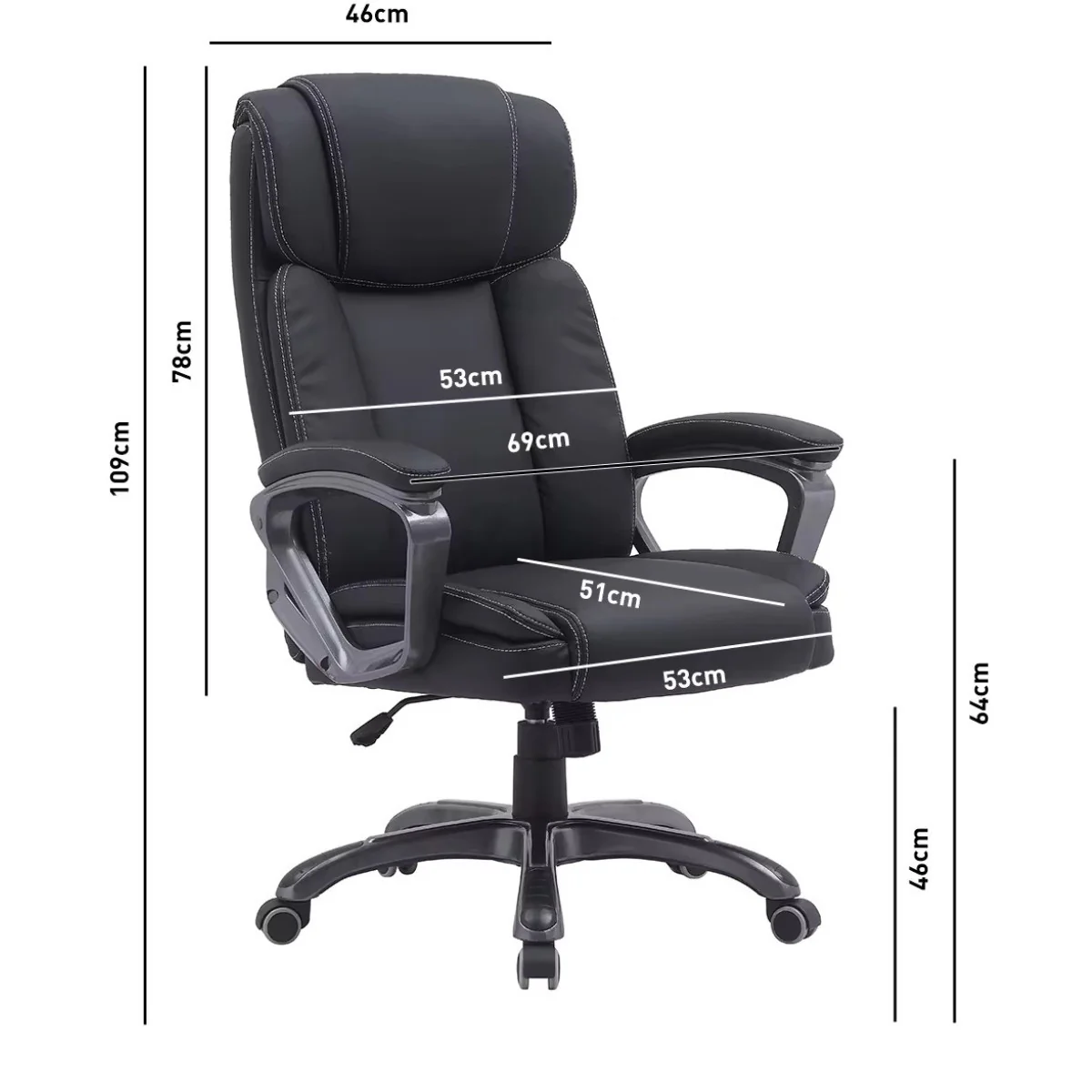 Davern Ergonomic Desk Chair - Image 5