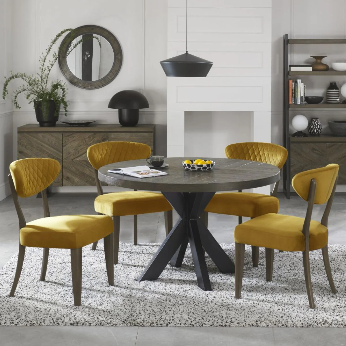 Elliot Weathered Oak Dining Chair - Image 20