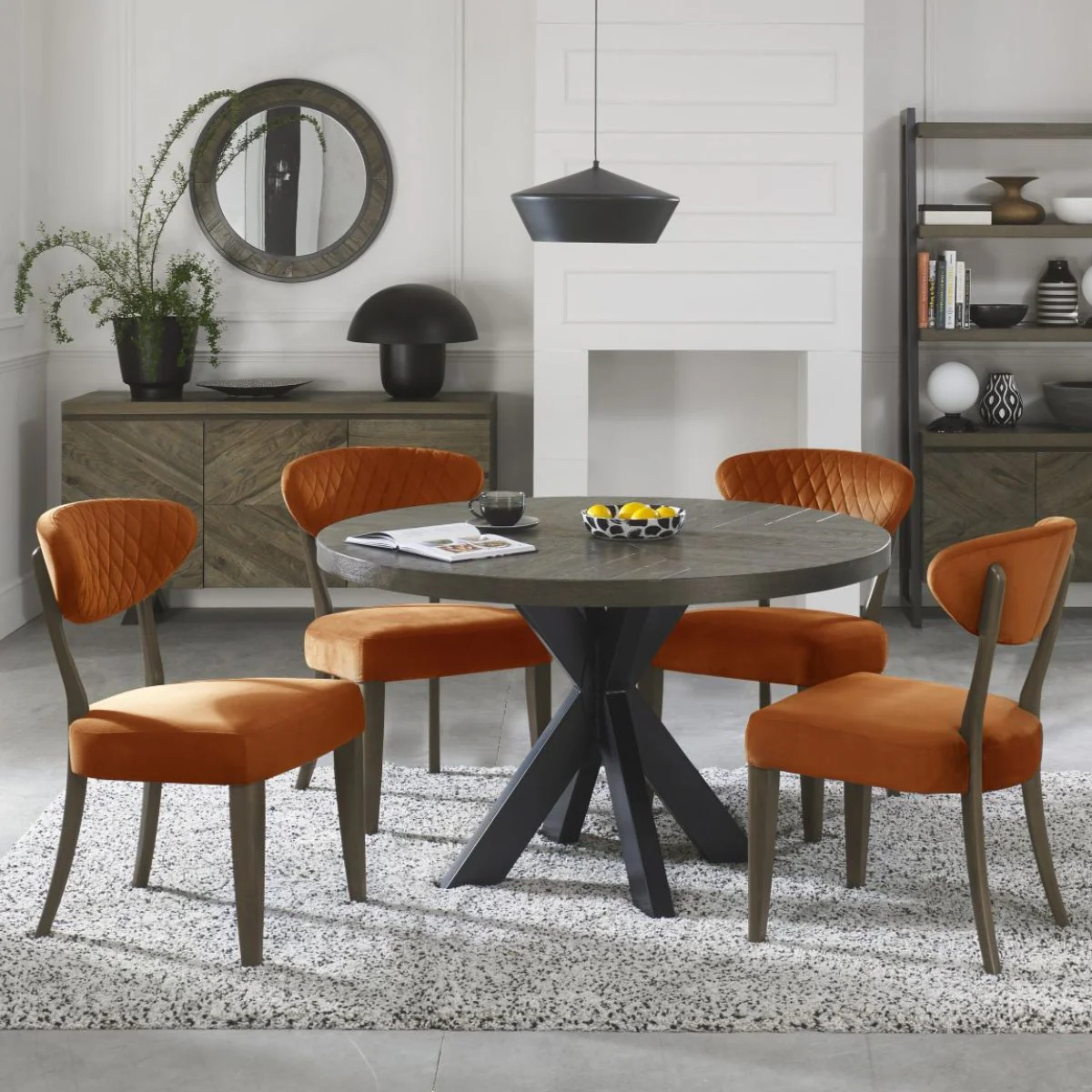 Elliot Weathered Oak Dining Chair - Image 30