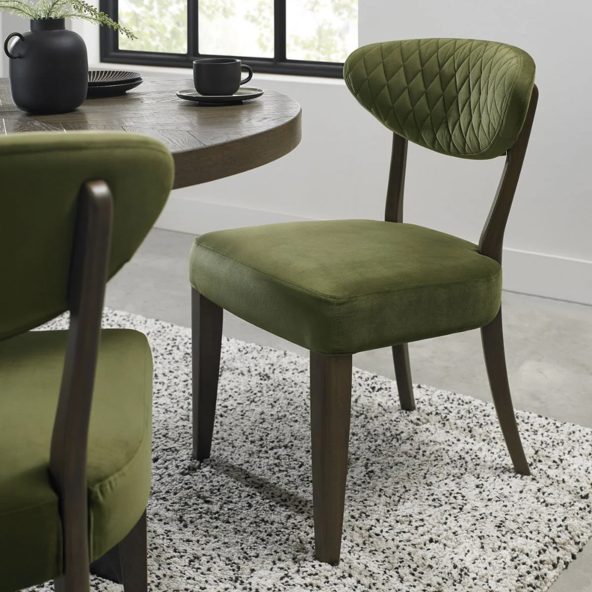 Elliot Weathered Oak Dining Chair - Image 8