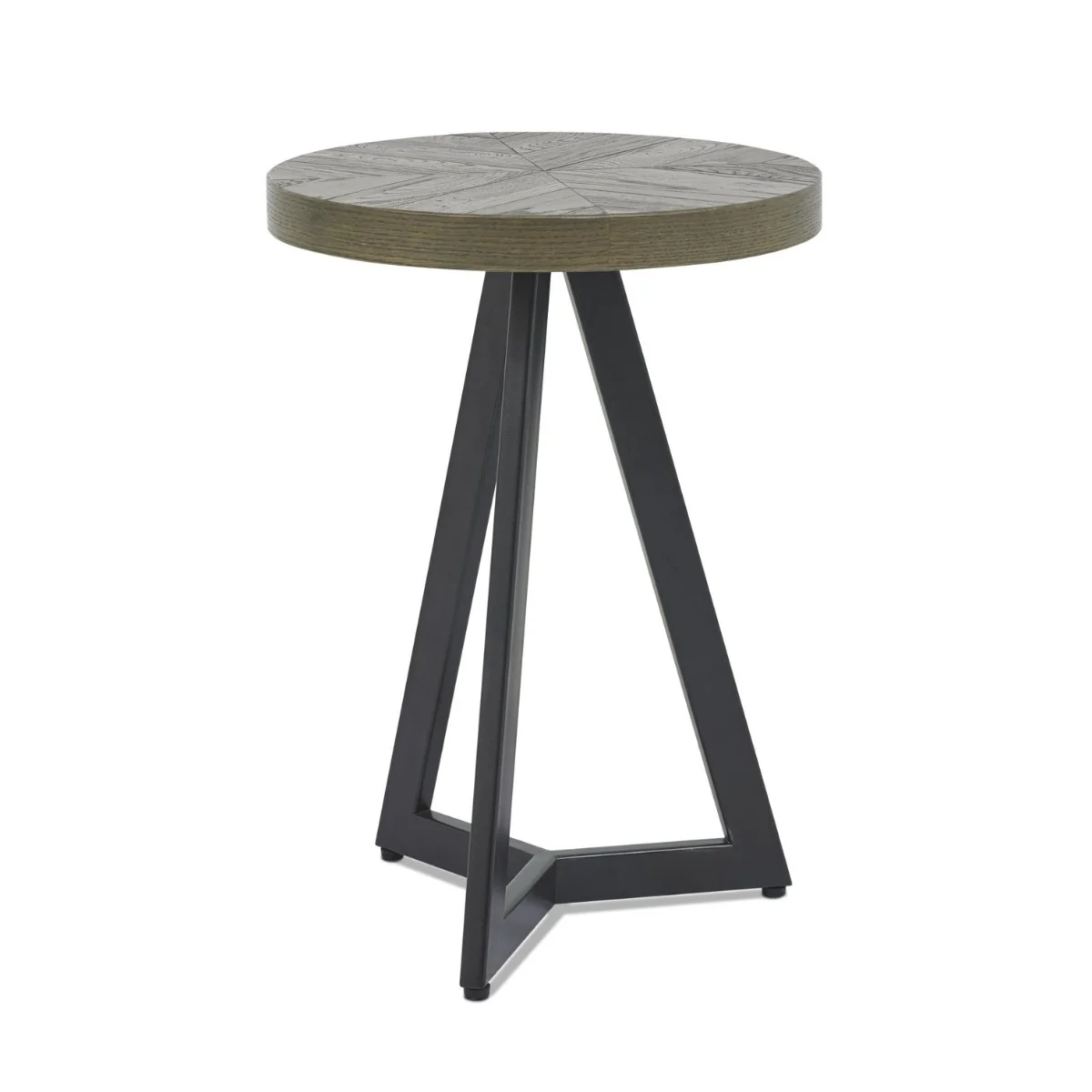 Elliot Weathered Oak Lamp Table - Image 2