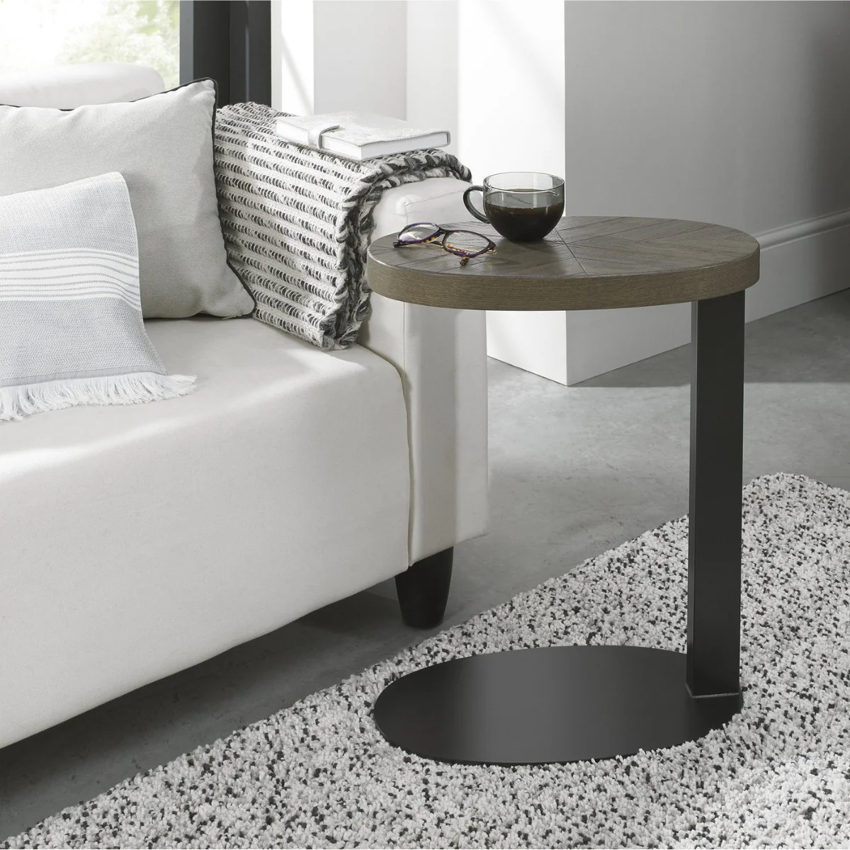 Elliot Weathered Oak Sofa Table - Image 3