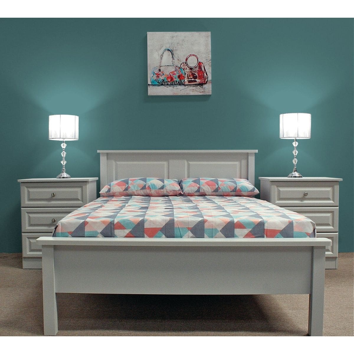Gurteen Grey Wood Nightstand - Image 6