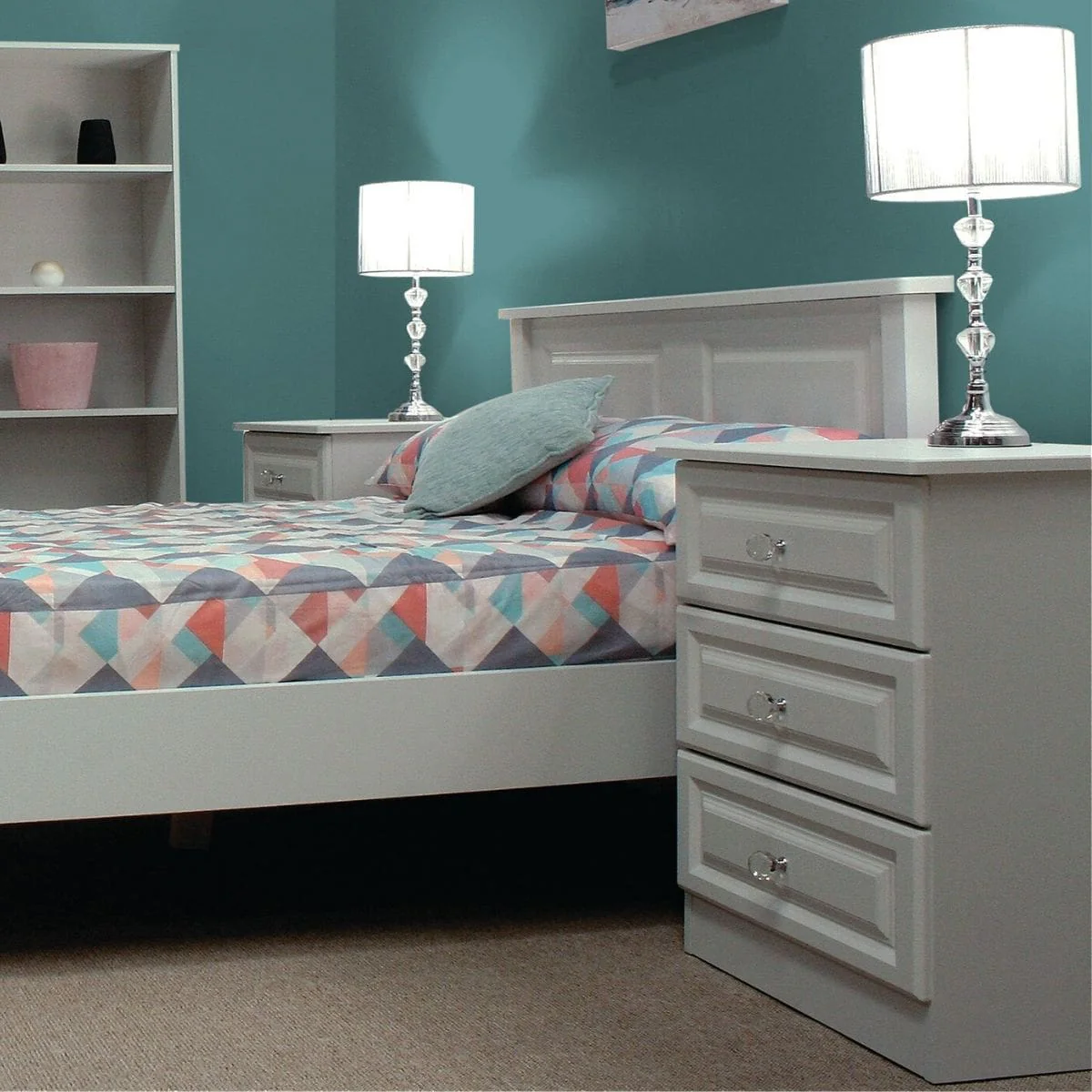 Gurteen Grey Wooden Bed - Image 4