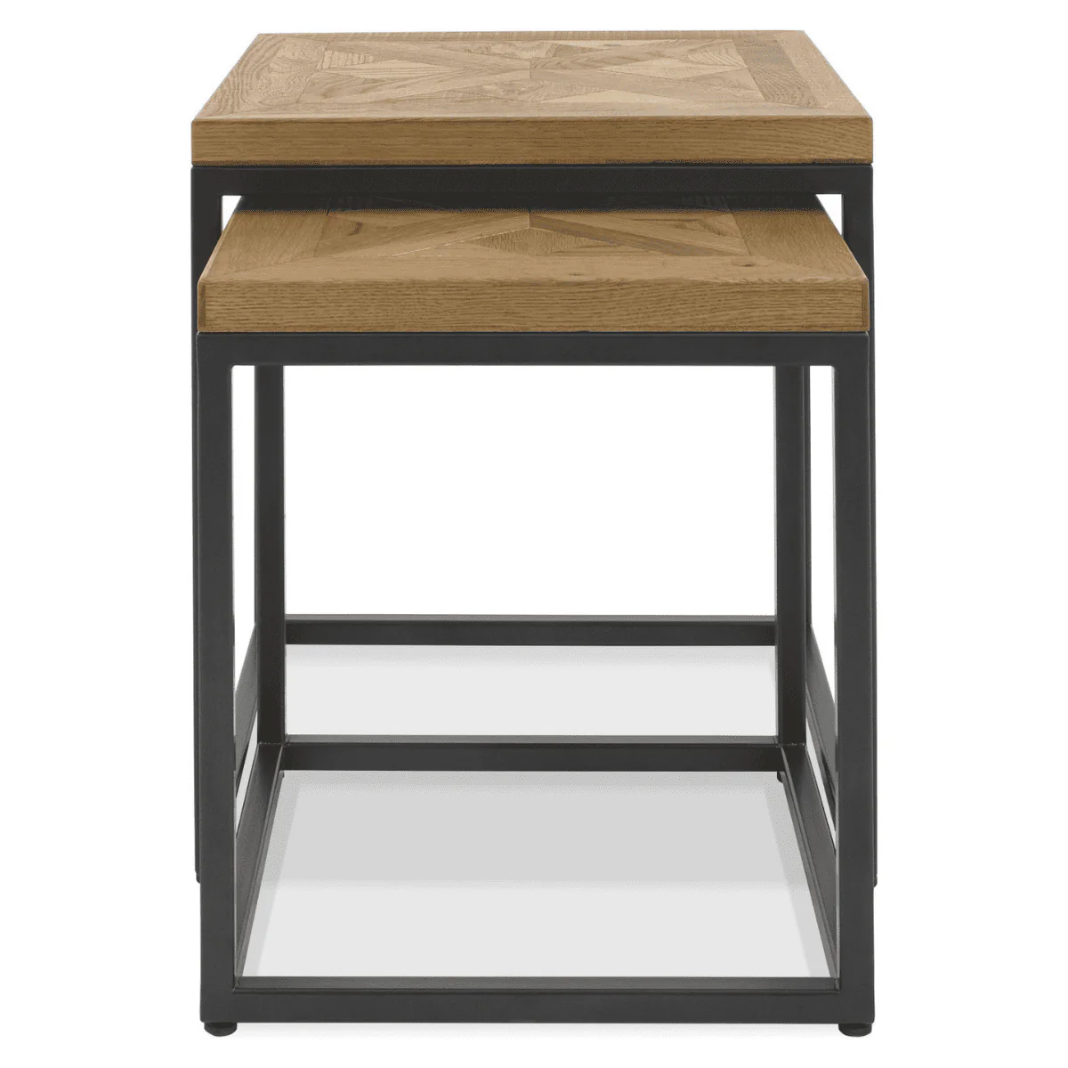 Inishmore Metal and Wood Nest of Tables - Image 2