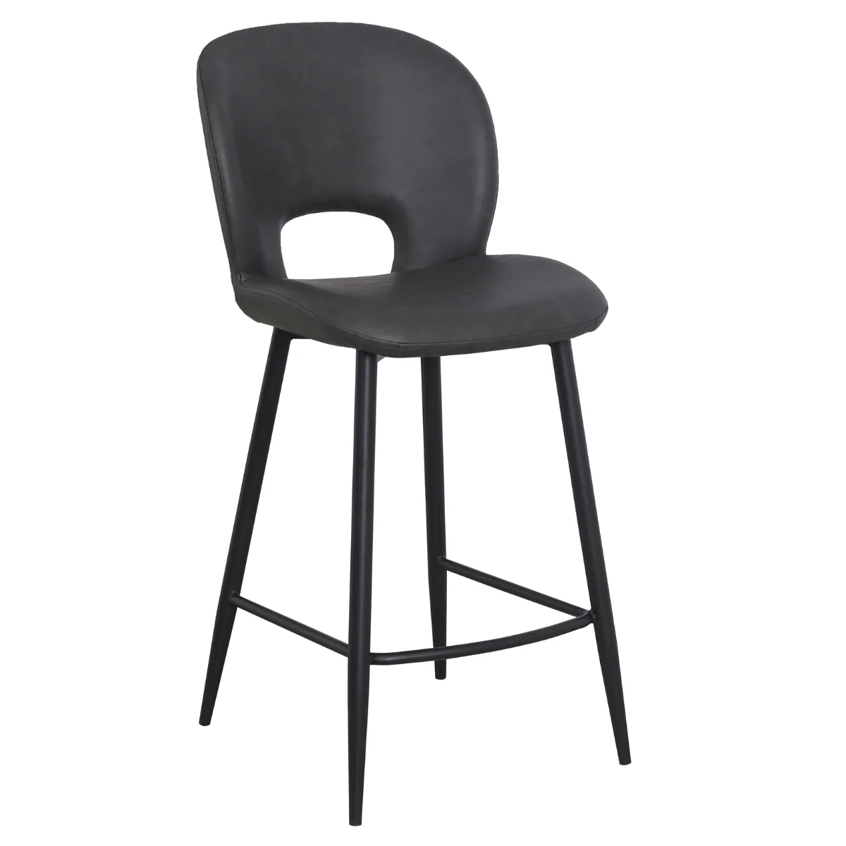 Karena Curved Back Bar Stool - Image 6