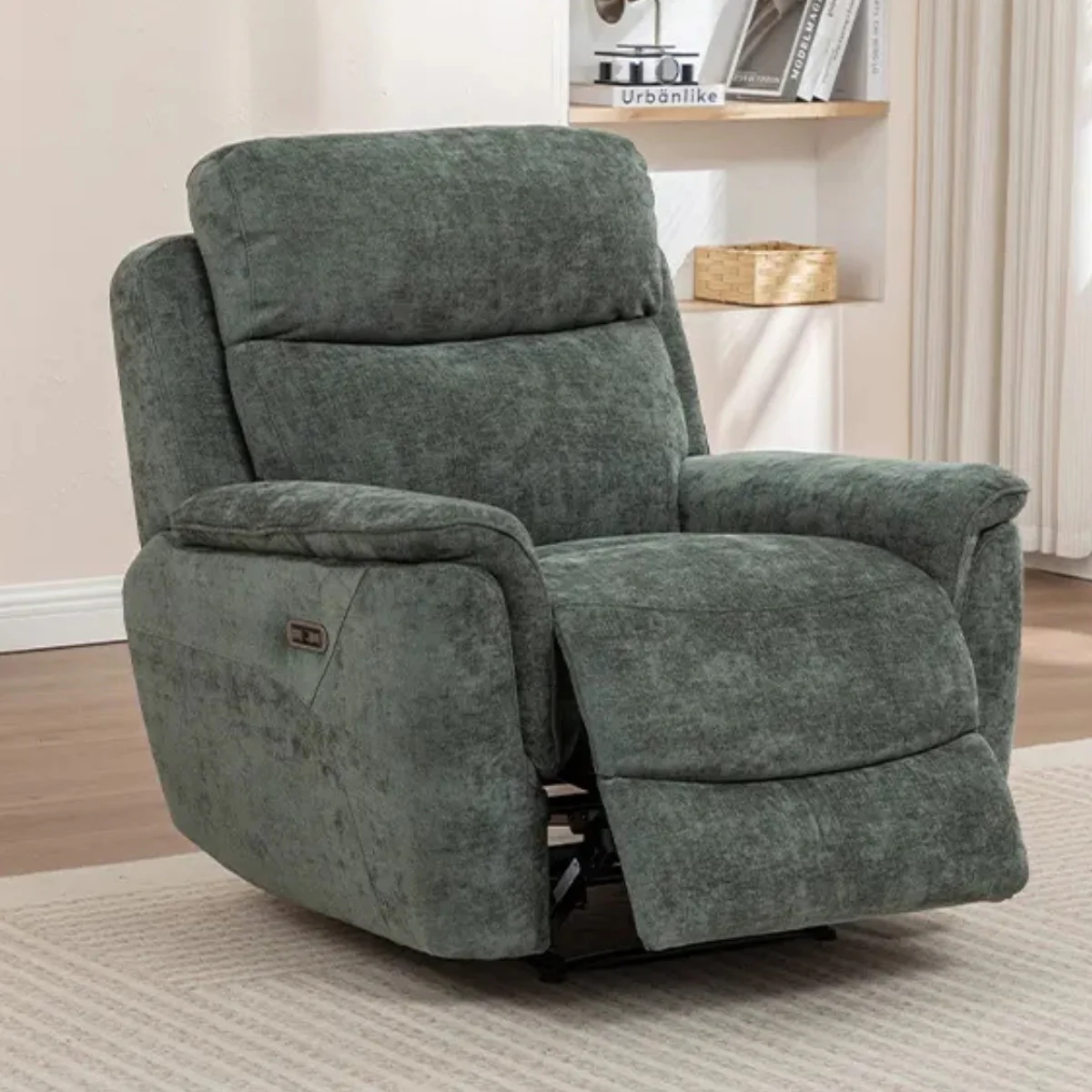 Keaton Green Electric Recliner Armchair - Image 2