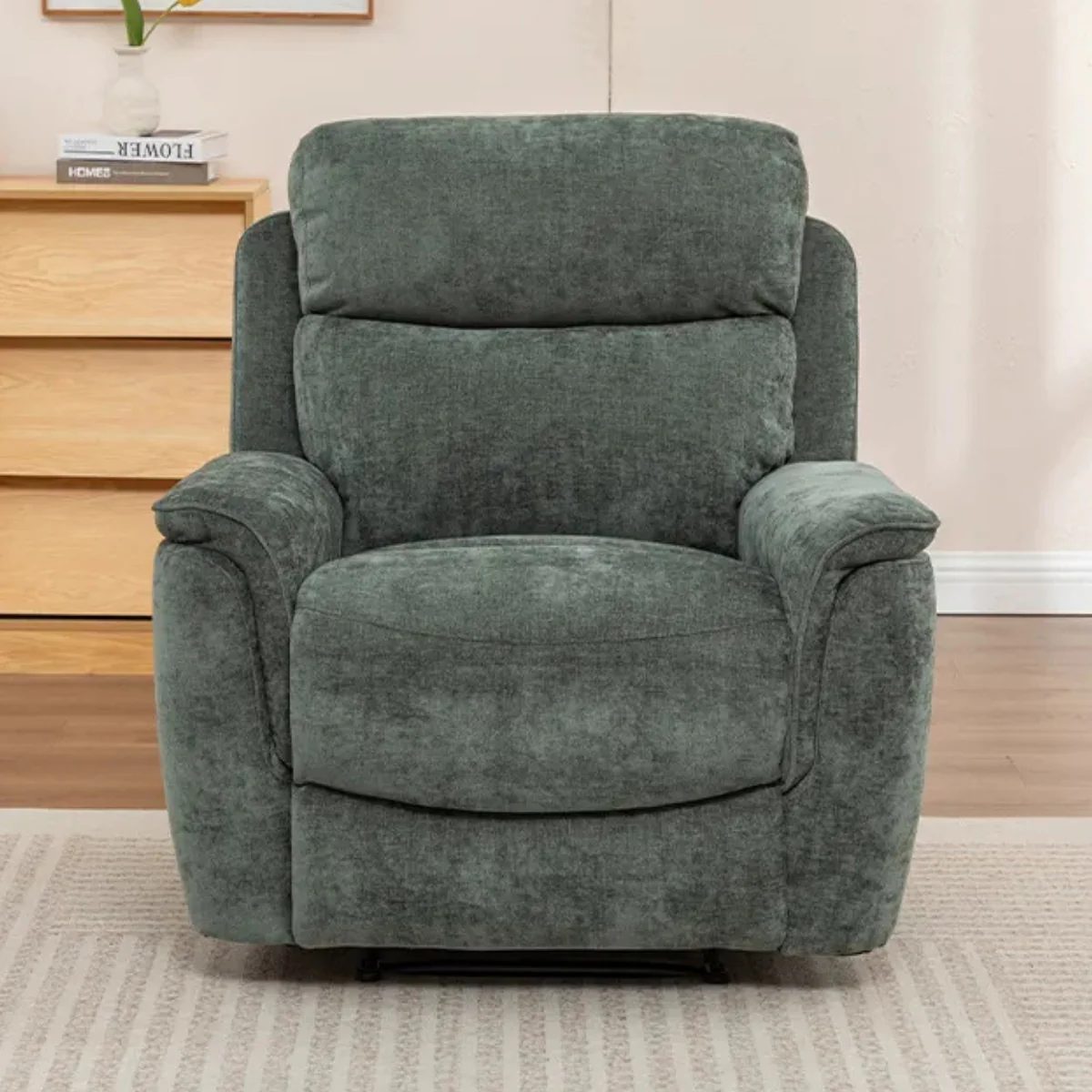 Keaton Green Electric Recliner Armchair - Image 3