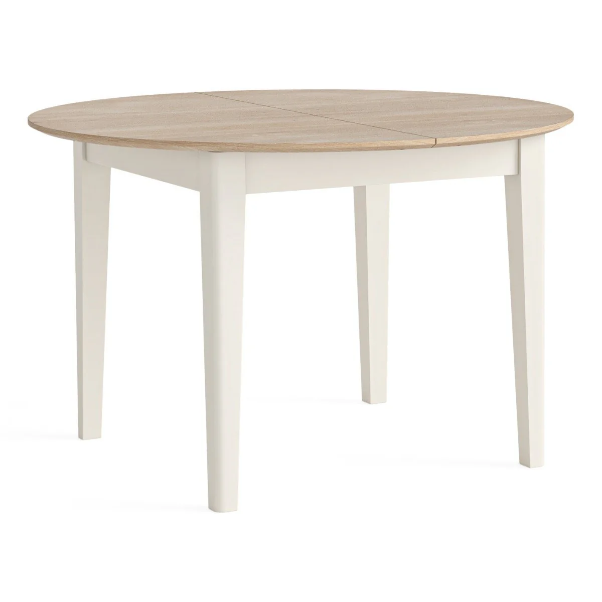 Marcella Cream Extendable Round Dining Table