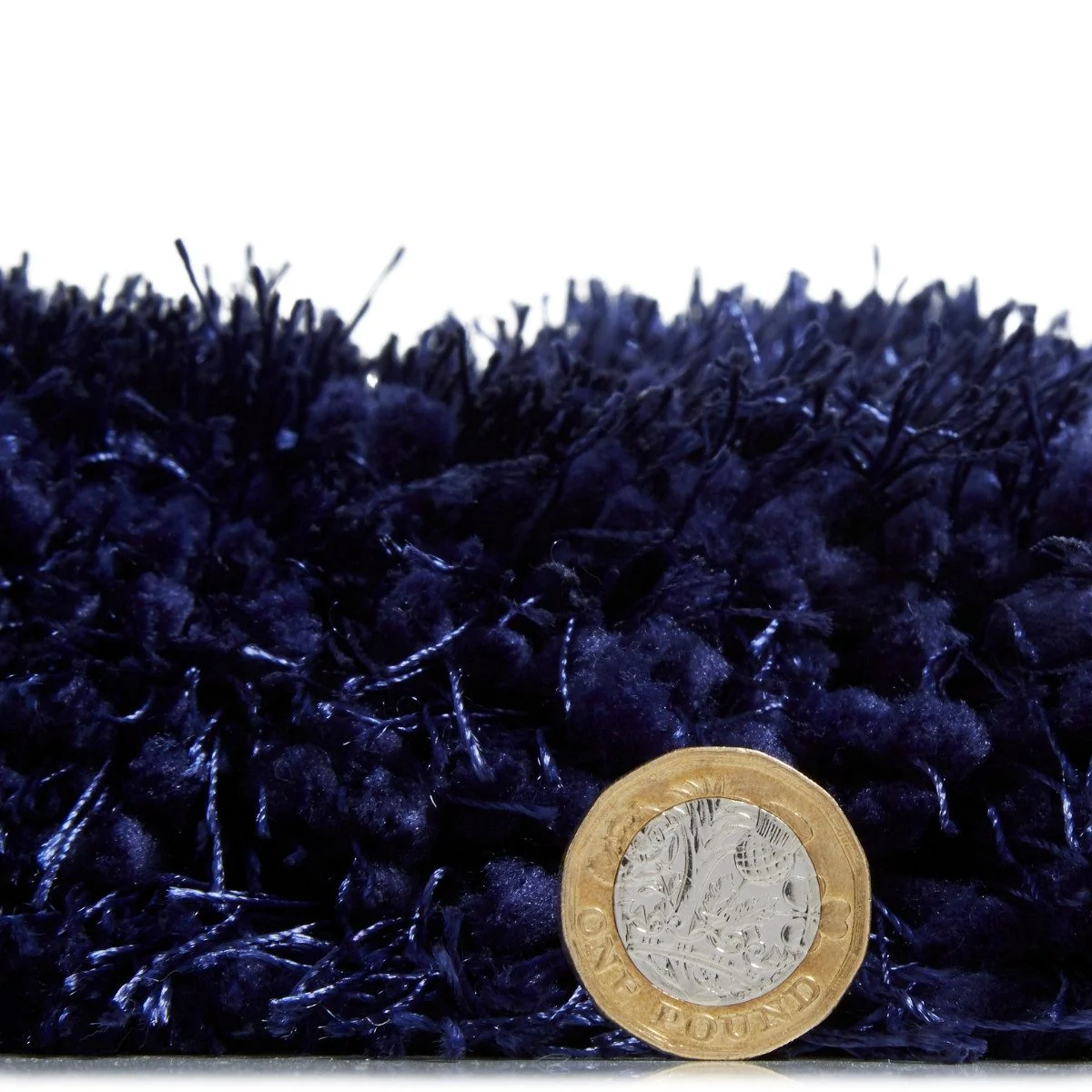 Montana Navy Shag Rug - Image 3