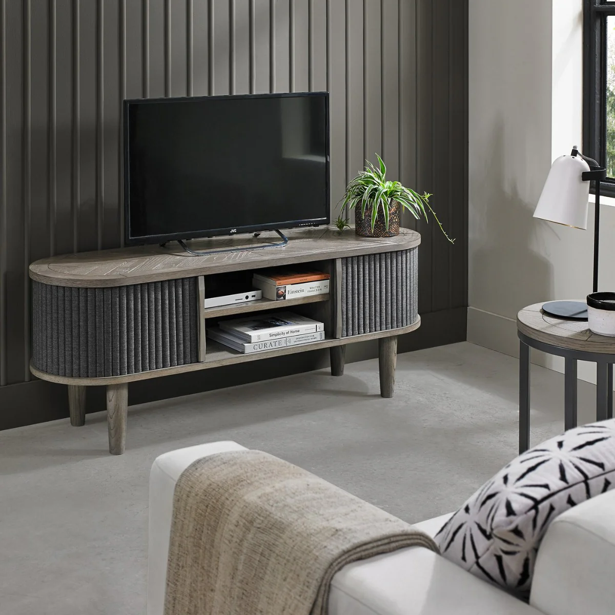 Moyvane Grey TV Unit - Image 4