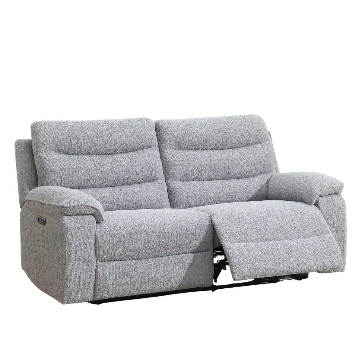 Nohoval Grey 2 Seater Electric Recliner Sofa