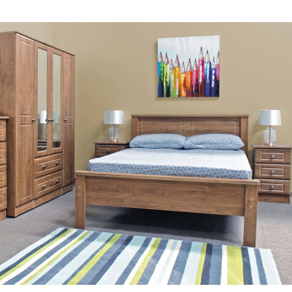 Nore Classic Oak Wardrobe - Image 12