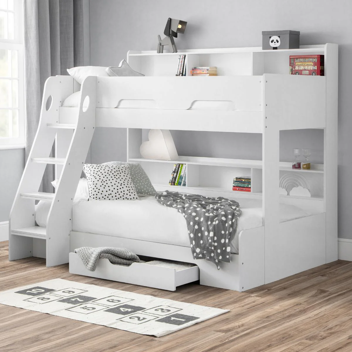 Ozzy Single and Double Bunk Bed with Storage - Image 2