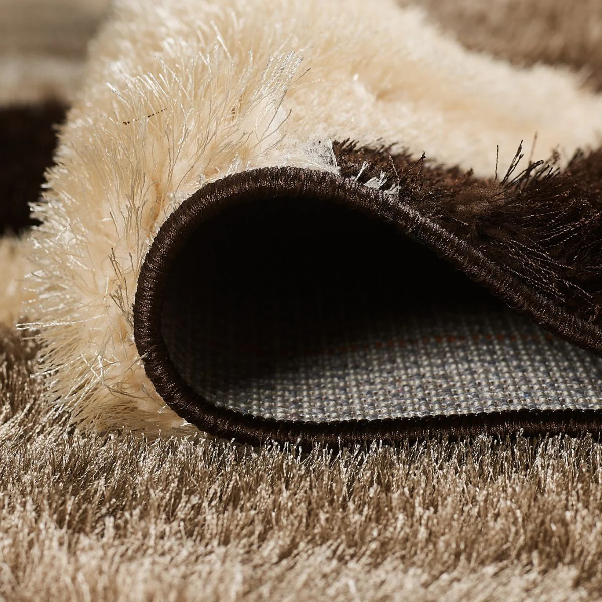 Pluton Brown Geometric Rug - Image 4