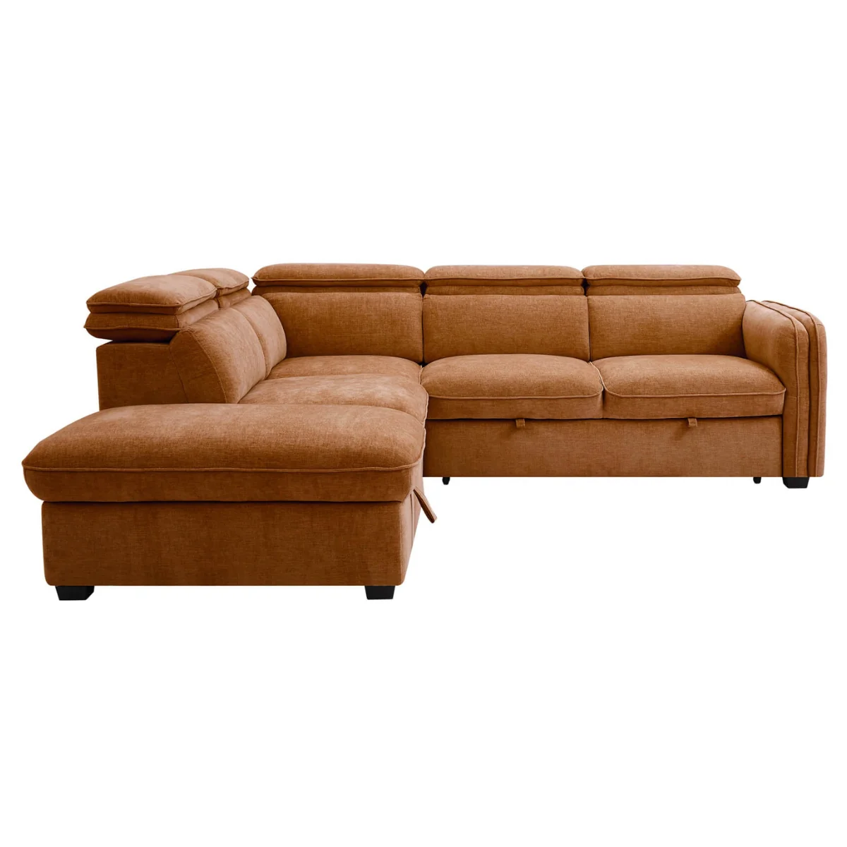 Raymond Modern Corner Sofa Bed with Storage - Image 3