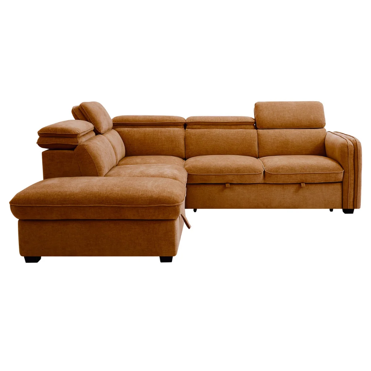 Raymond Modern Corner Sofa Bed with Storage - Image 4