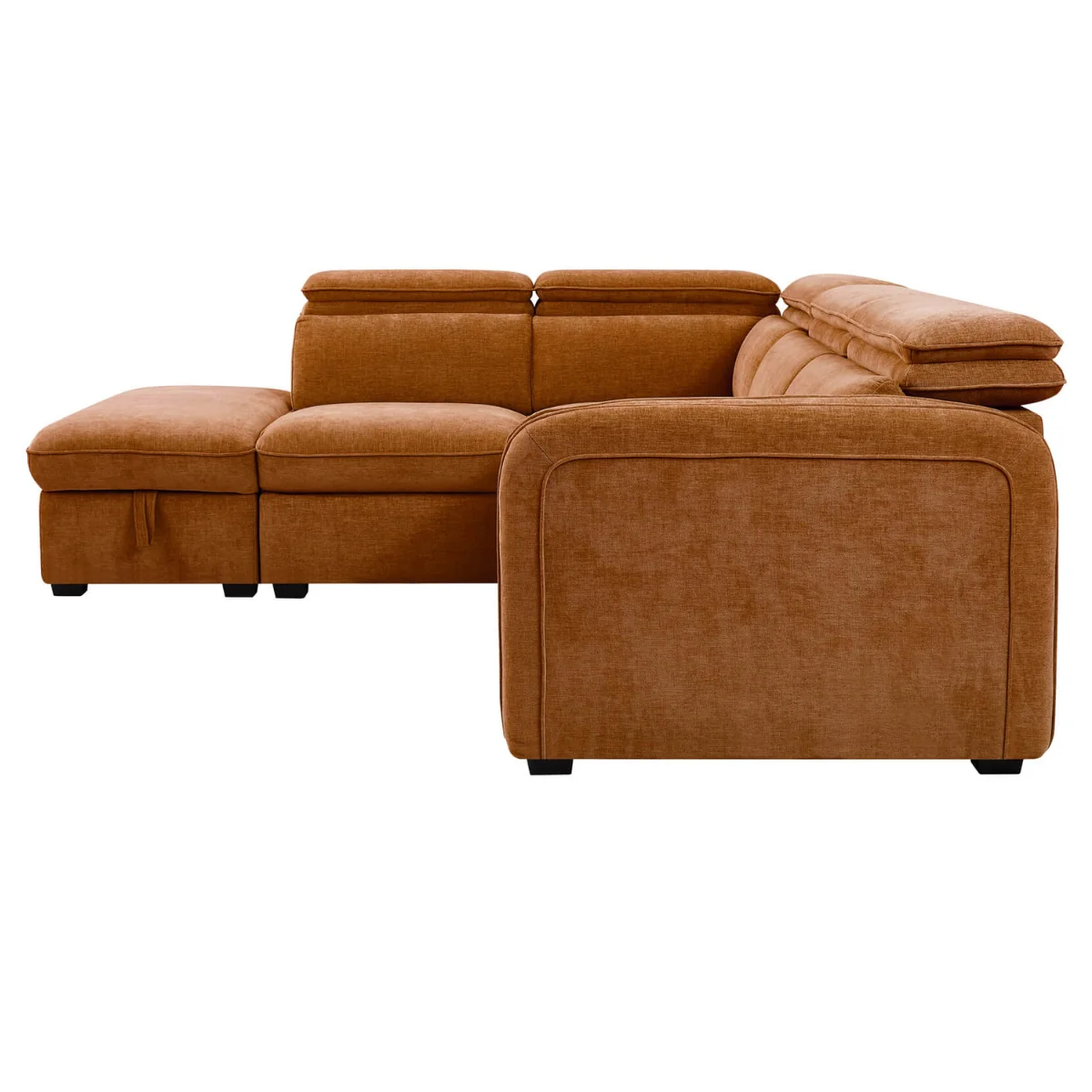 Raymond Modern Corner Sofa Bed with Storage - Image 5