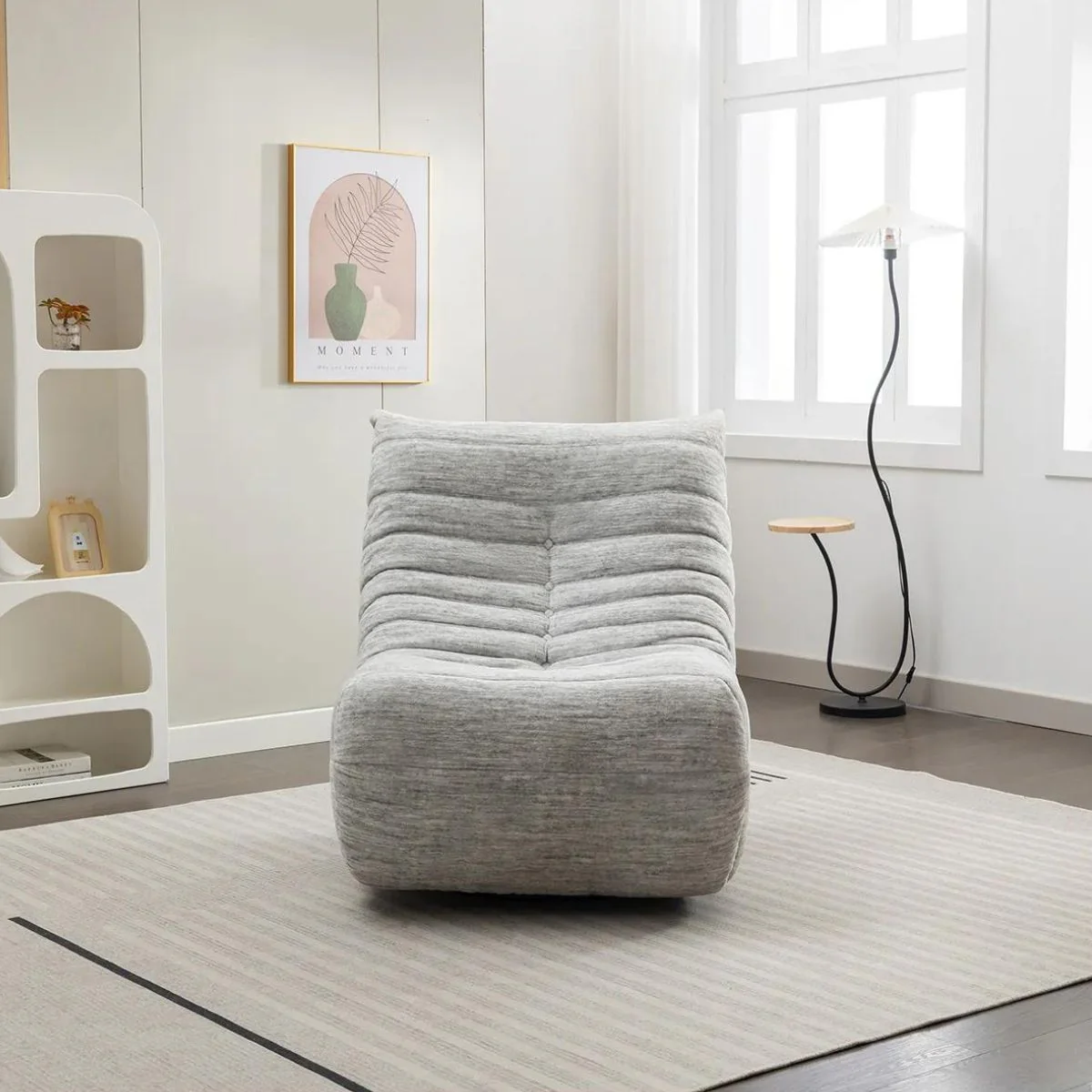 Remington Grey Recliner Floor Chair - Image 3