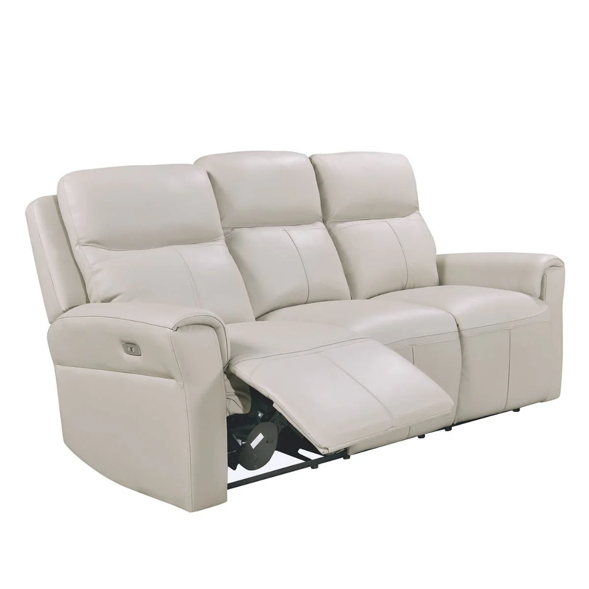 Rosslare Leather 3 Seater Electric Recliner - Image 7