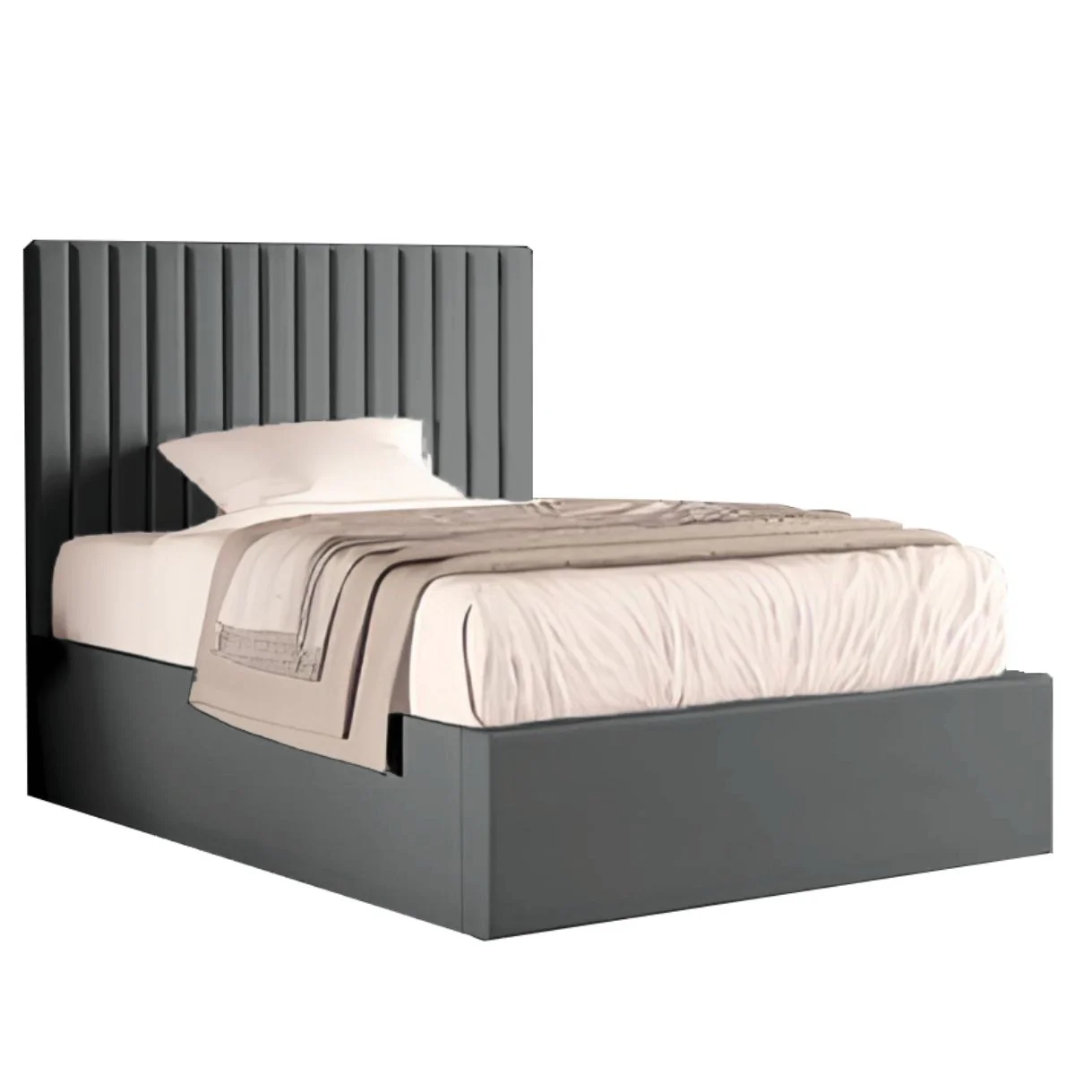 Solace Ottoman Channel Tufted Bed - Image 2