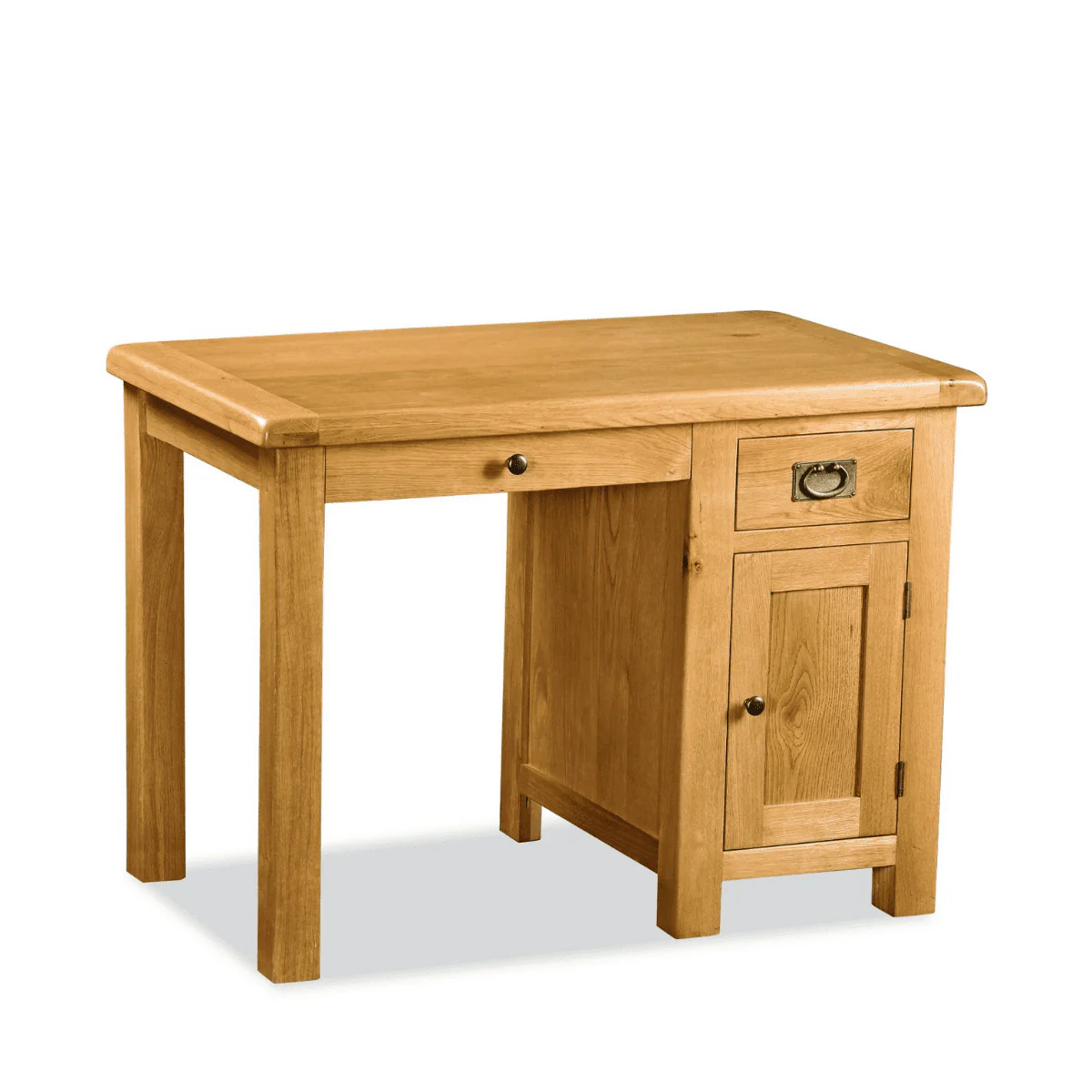 Sonia Oak Single Wood Office Desk