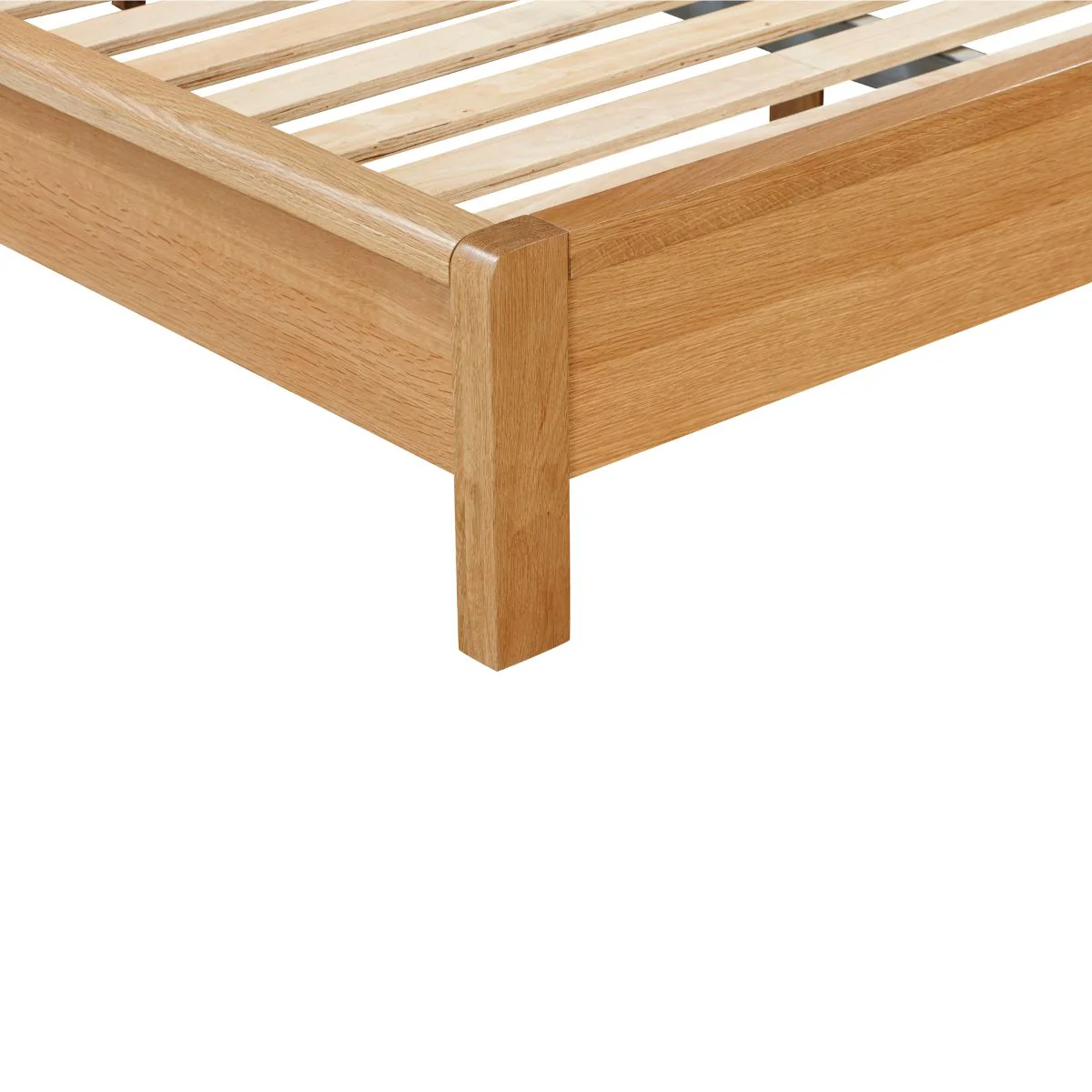 Vardon Oak Low Profile Bed Frame - Image 3