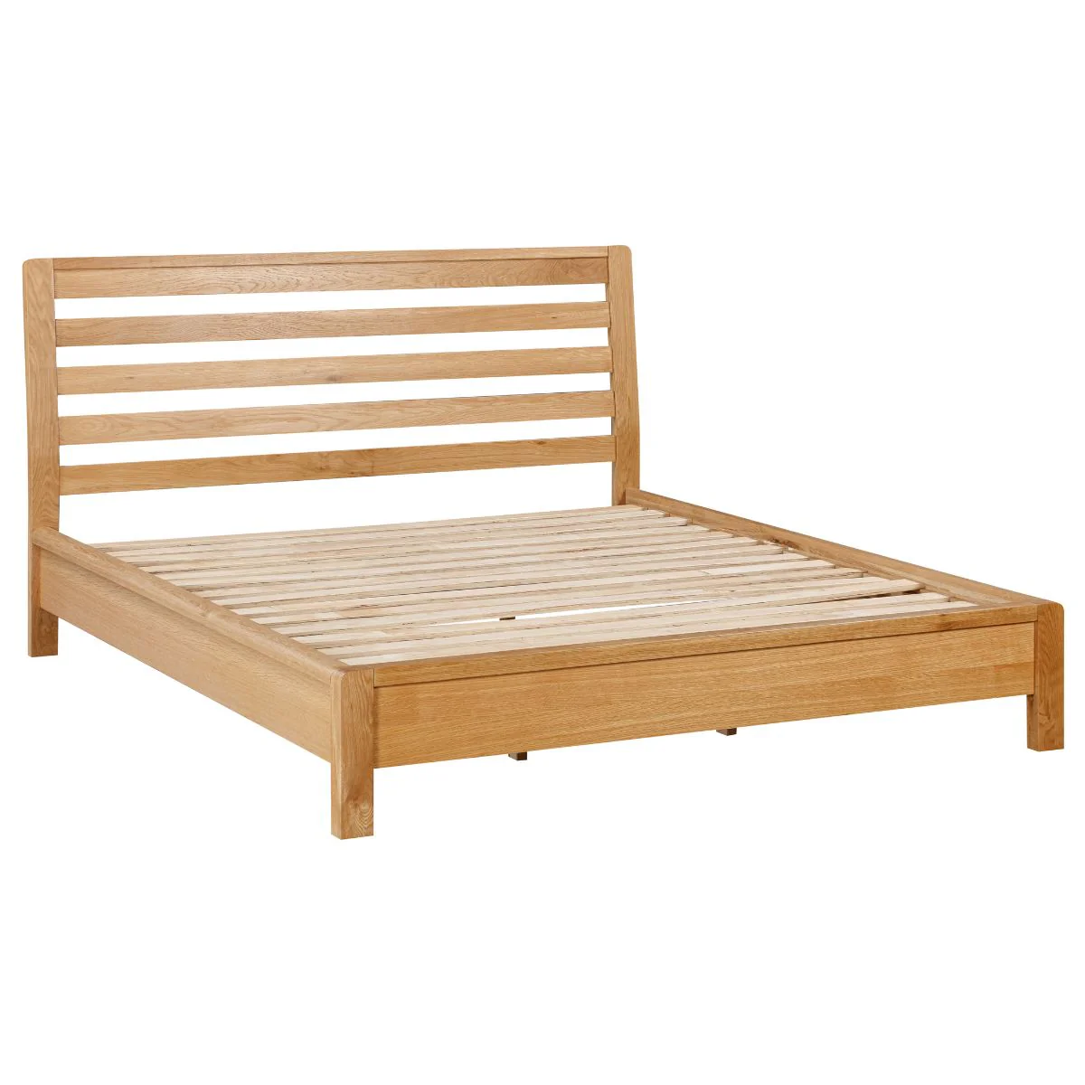 Vardon Oak Low Profile Bed Frame - Image 5