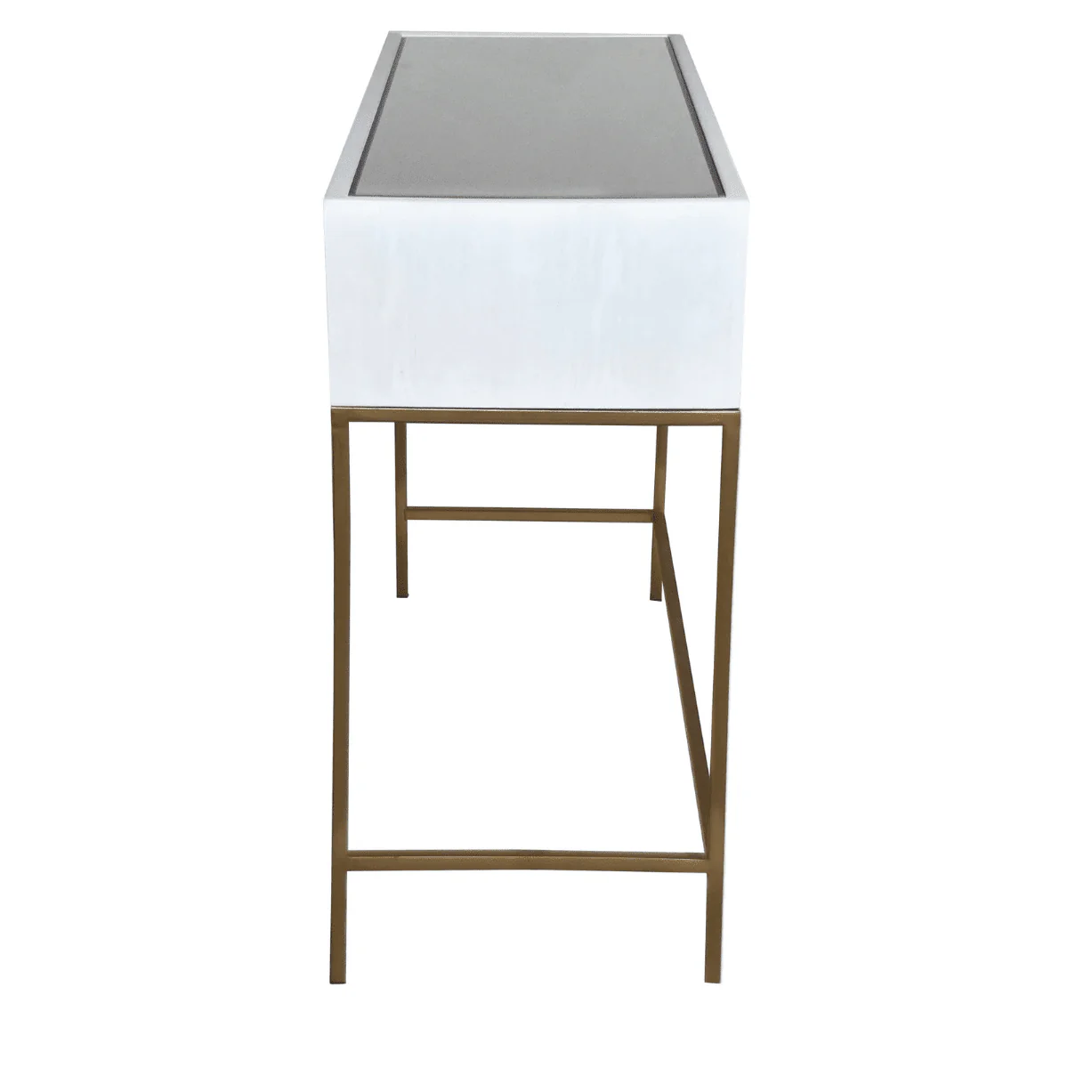 Volos White Gloss Console Table - Image 3