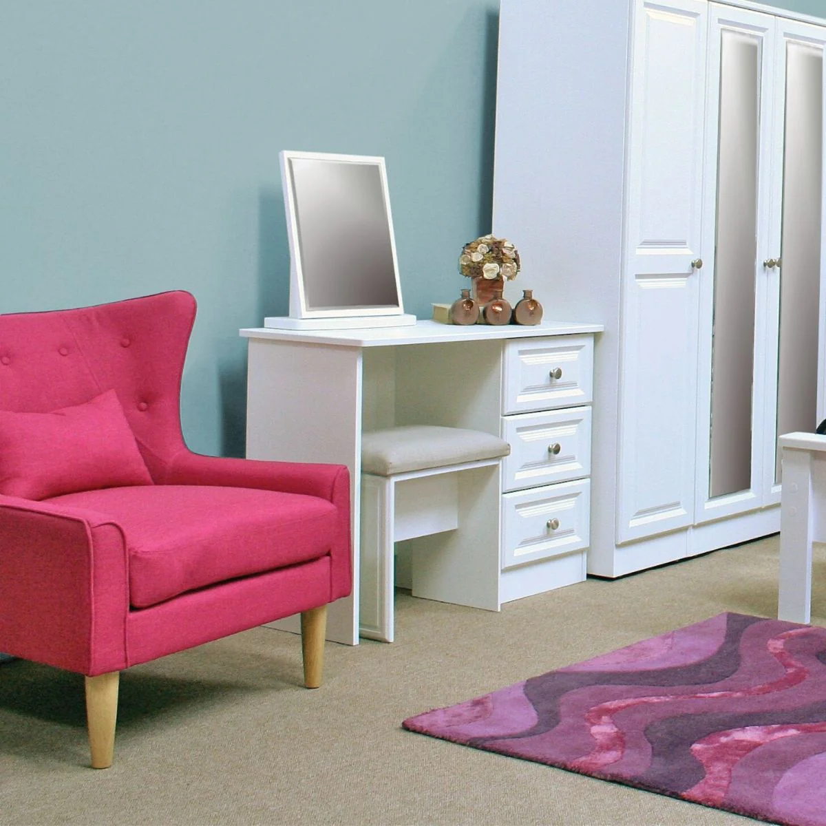 Wales Modern White Wardrobe - Image 14