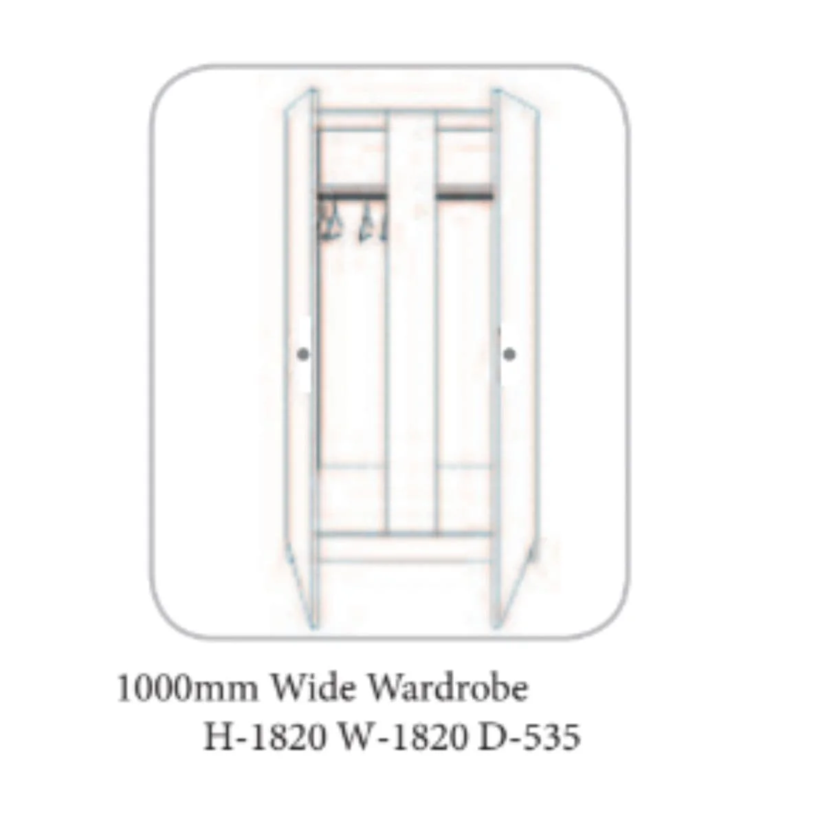 Wales Modern White Wardrobe - Image 9
